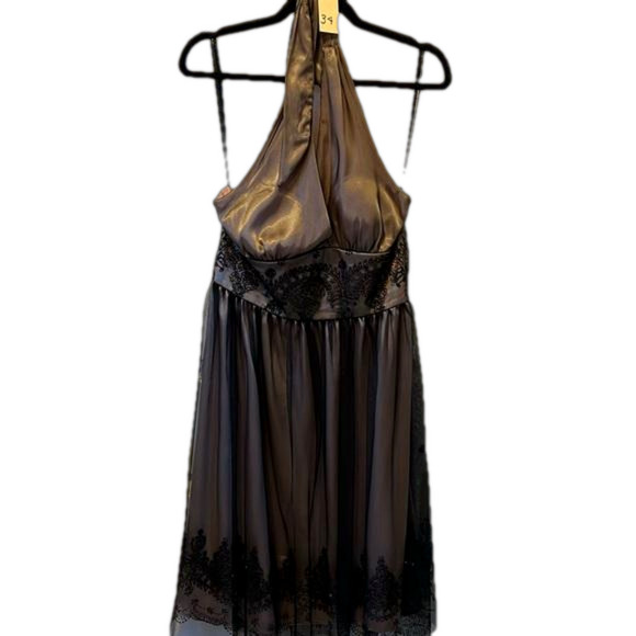 34. Jessica Vintage Tulle Halter Dress - Picture 1 of 5